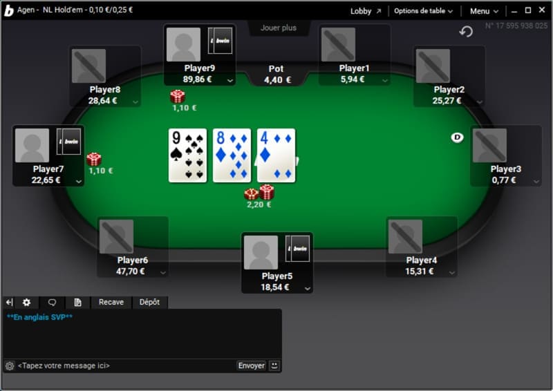 Torneos y formatos de poker online